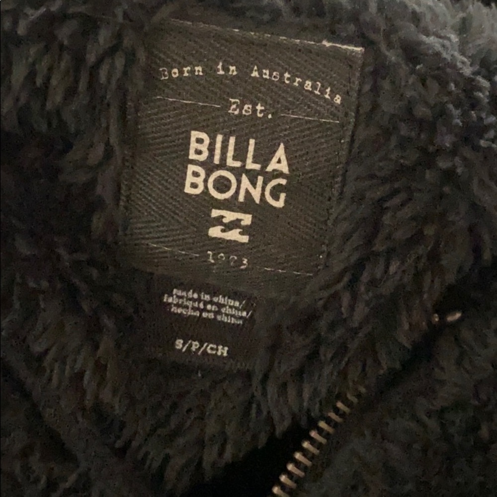 Fuzzy billabong sweatshirt